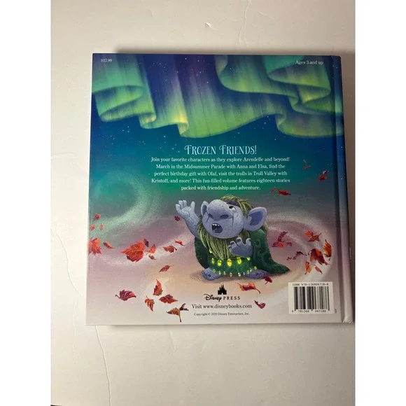 Disney Frozen Storybook Collection Hardcover 18 Stories Anna Elsa Olaf 2020 - Picture 3 of 3
